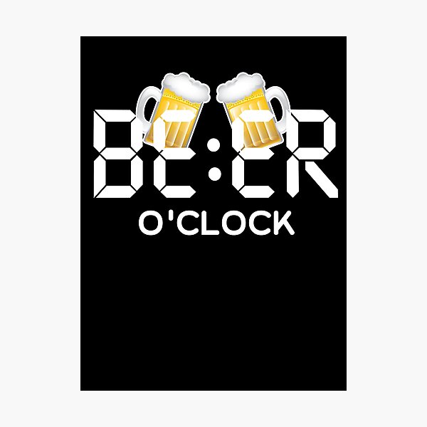 Item preview, BEER O’CLOCK designed and sold by aeedesign.