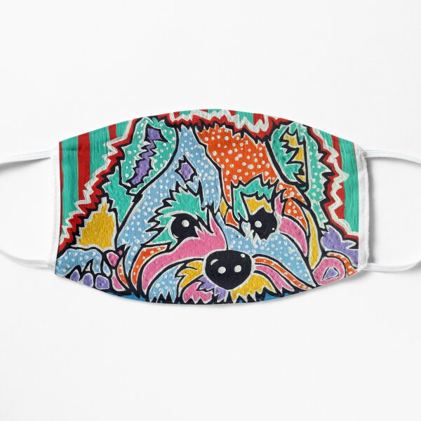 Cotton Candy Westie West Highland Dog Pet Terrier Scottish Scotland Cairn Border Glen Fox Kerri Schnauzer Norwich Norfolk Yorkshire Dogs Owner Lover Jackie Carpenter Art Flat Mask
