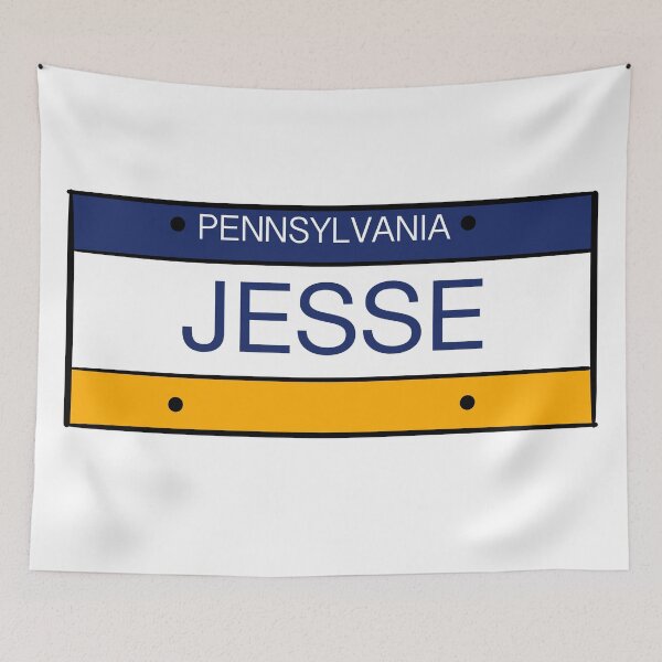 Artikelvorschau, Pennsylvania Kennzeichen Name Jesse entworfen und verkauft von LinhlyHarwell13.