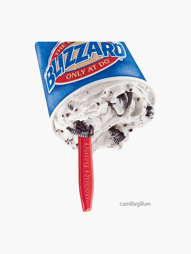 "Dairy Queen Blizzard" Sticker for Sale by camillegillum Redbubble