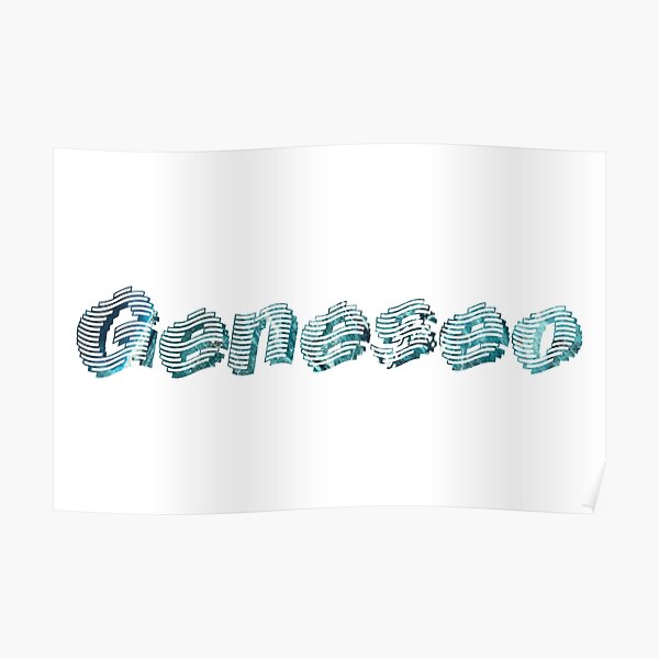 "Metallic Blue Marble Geneseo Print " Poster for Sale by charislaw Redbubble