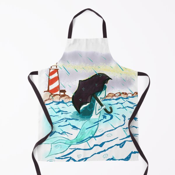 Item preview, Mermaid in the rain designed and sold by -ink-.