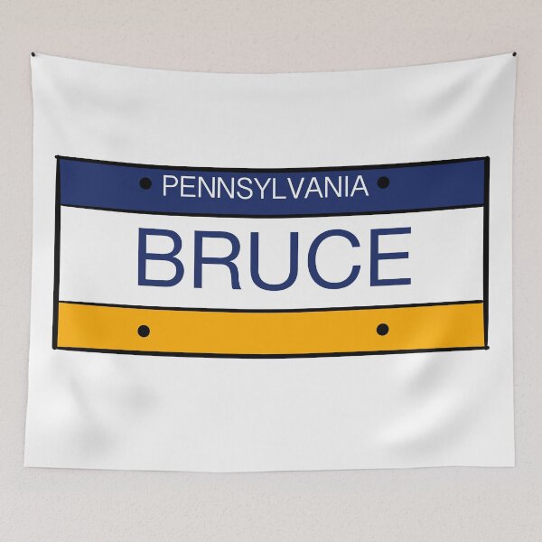 Item preview, Pennsylvania License Plate Name Bruce designed and sold by LinhlyHarwell13.