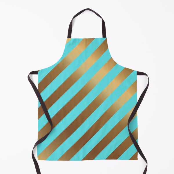 Item preview, Baby Blue And Gold Stripes, Gold Bars and Gold Lines, Light Blue and Gold Bling, Golden and Foiled designed and sold by Londonluxie.