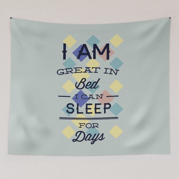 Item preview, I'm great in bed I can sleep for days - Funny sleep lover Gift designed and sold by Teenation9.