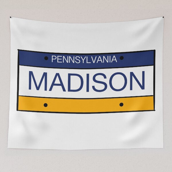 Item preview, Pennsylvania License Plate Name Madison designed and sold by LinhlyHarwell13.