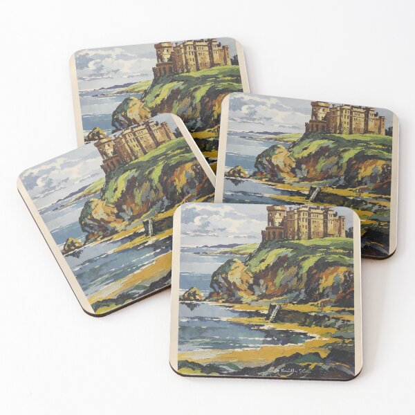 Item preview, Railway Poster Culzean Castle designed and sold by stickart-marek.