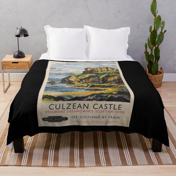 Item preview, Railway Poster Culzean Castle designed and sold by stickart-marek.
