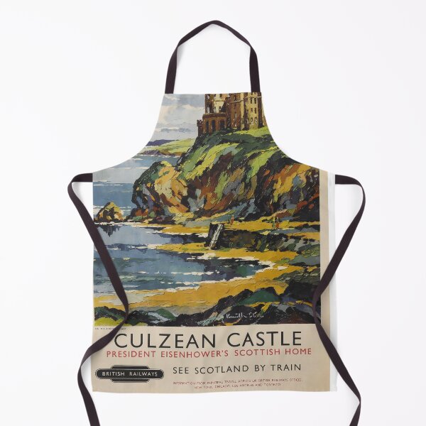 Item preview, Railway Poster Culzean Castle designed and sold by stickart-marek.