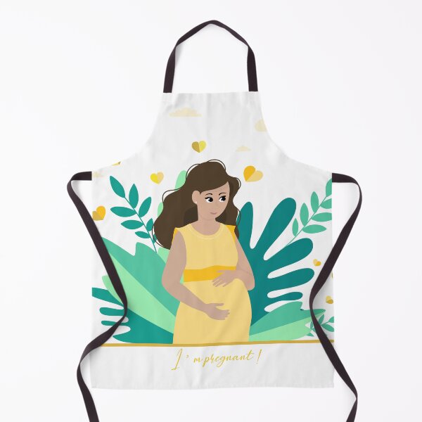 Item preview, I'm pregnant! Pregnancy announcement illustration designed and sold by Arch4Design.