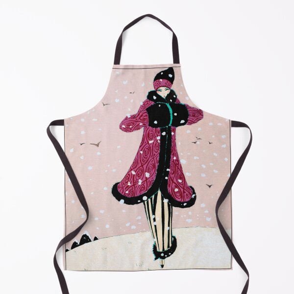 Item preview, Winter Snow Art Deco Vintage Fashion illustration designed and sold by Glimmersmith.