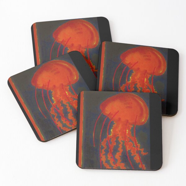 Item preview, Red Jellyfish Slap designed and sold by Phosfate.