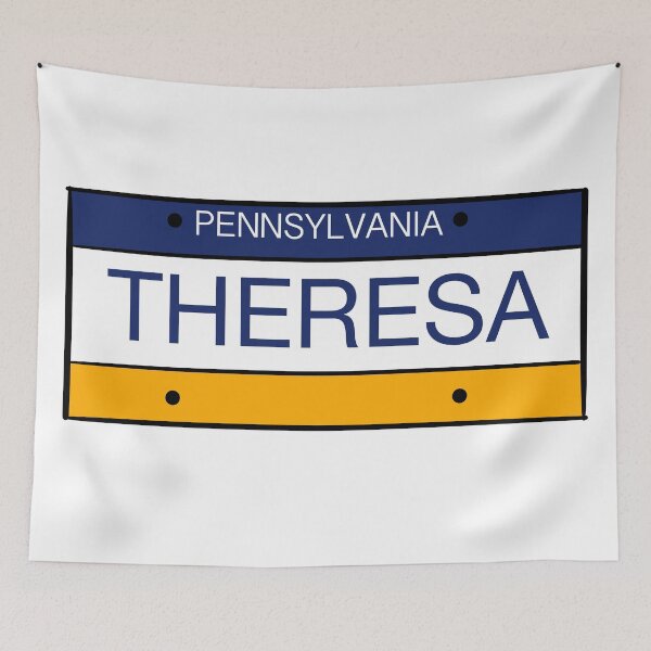 Item preview, Pennsylvania License Plate Name Theresa designed and sold by LinhlyHarwell13.