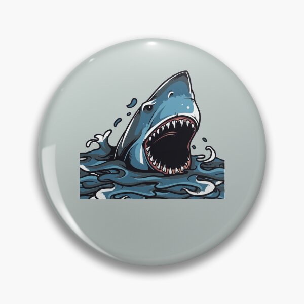 Item preview, Angry Shark - cool shark lover Gift designed and sold by Teenation9.