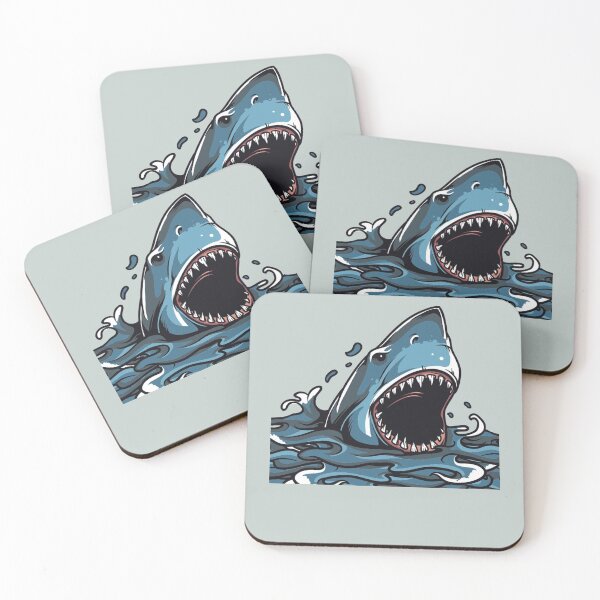 Item preview, Angry Shark - cool shark lover Gift designed and sold by Teenation9.