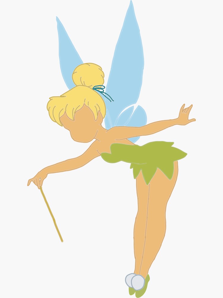 Tinkerbell Sticker For Sale By Madelinepaul99 Redbubble 
