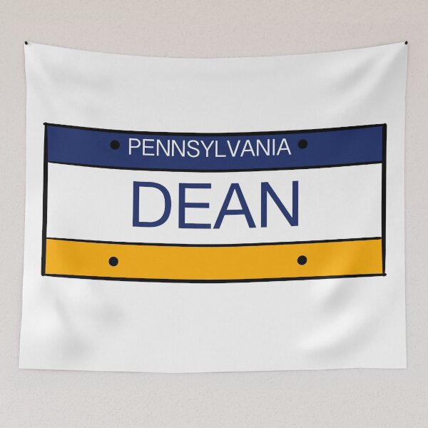 Artikelvorschau, Pennsylvania Kennzeichen Name Dean entworfen und verkauft von LinhlyHarwell13.