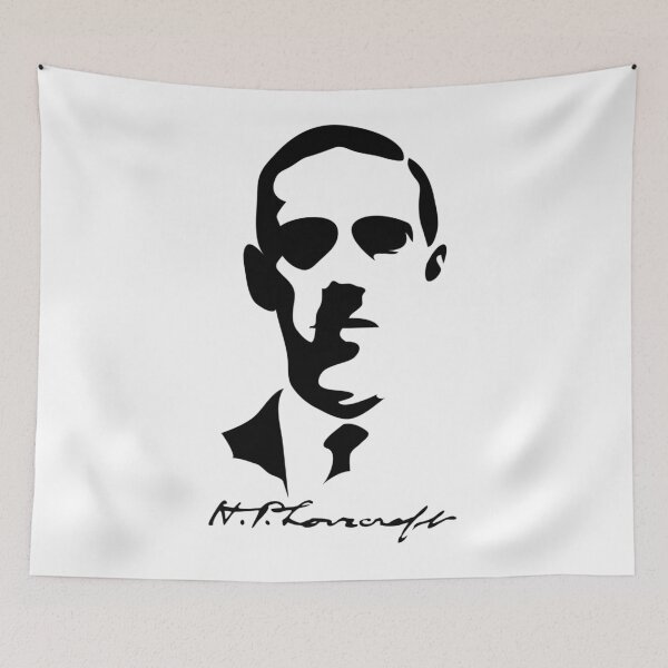 Item preview, Lovecraft Portrait designed and sold by MoonMausoleum.