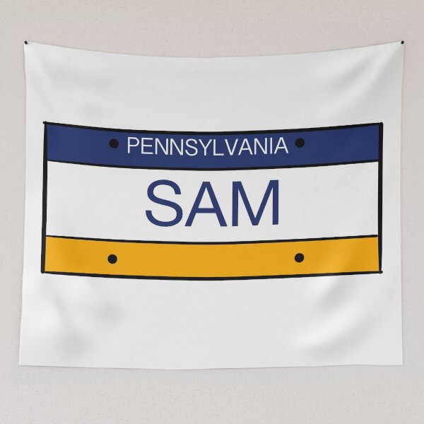 Artikelvorschau, Pennsylvania Kennzeichen Name Sam entworfen und verkauft von LinhlyHarwell13.