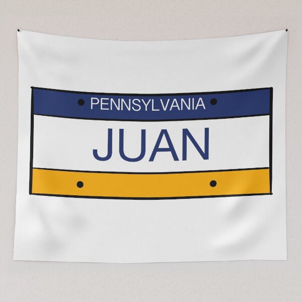 Artikelvorschau, Pennsylvania Kennzeichen Name Juan entworfen und verkauft von LinhlyHarwell13.