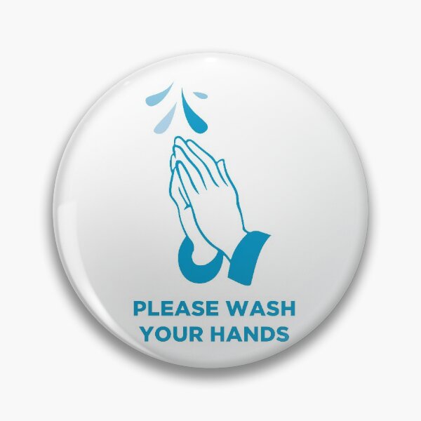 Item preview, PLEASE WASH YOUR HANDS & PRAY | FUNNY SOCIAL DISTANCING SANITIZER designed and sold by pierrelaidesign.