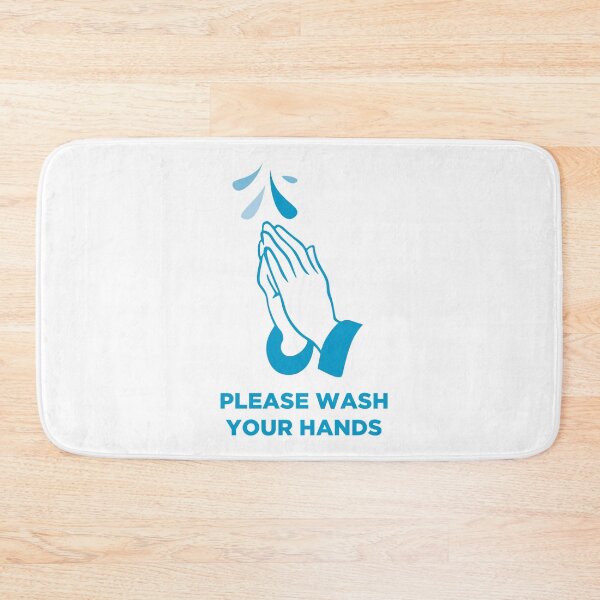 Item preview, PLEASE WASH YOUR HANDS & PRAY | FUNNY SOCIAL DISTANCING SANITIZER designed and sold by pierrelaidesign.