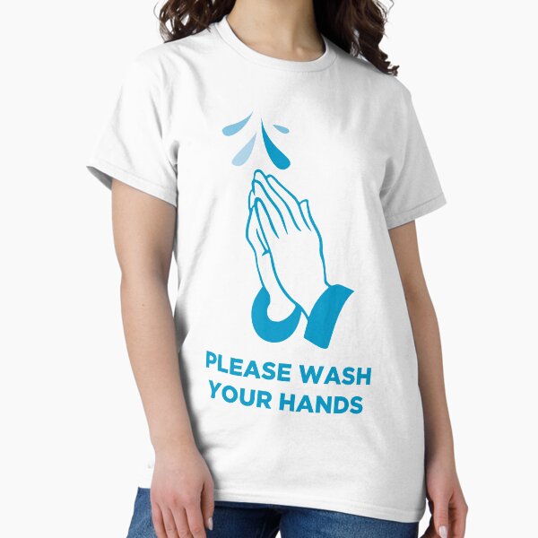 Item preview, PLEASE WASH YOUR HANDS & PRAY | FUNNY SOCIAL DISTANCING SANITIZER designed and sold by pierrelaidesign.