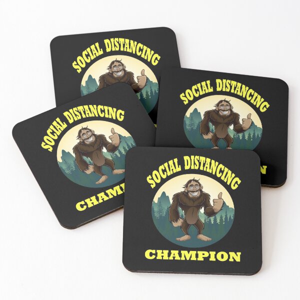 Item preview, Big Foot Social Distancing Funny designed and sold by Atteestude.