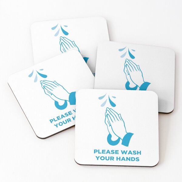 Item preview, PLEASE WASH YOUR HANDS & PRAY | FUNNY SOCIAL DISTANCING SANITIZER designed and sold by pierrelaidesign.