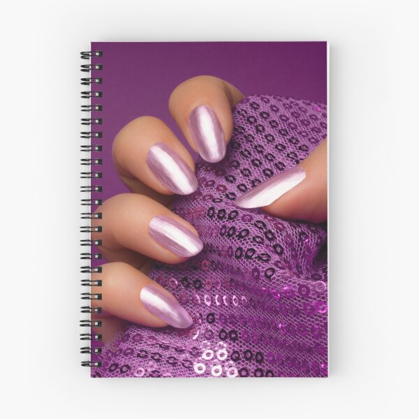 Item preview, shiny purple nails designed and sold by Nikoleta Vukovic.