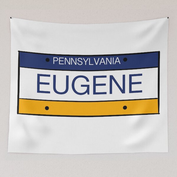 Artikelvorschau, Pennsylvania Kennzeichen Name Eugene entworfen und verkauft von LinhlyHarwell13.