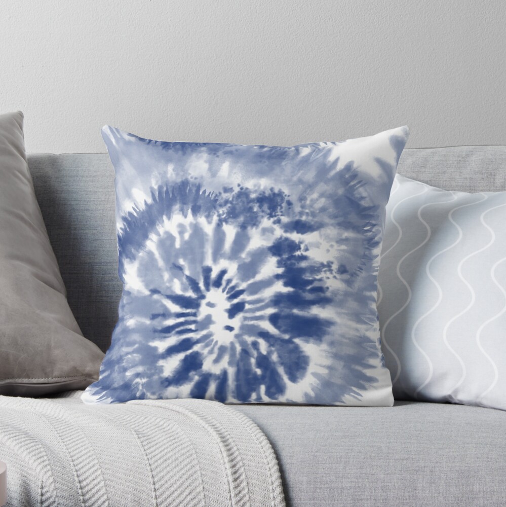 Modern Coastal Pillow Covers Coastal Throw Pillows Little Fishes Spiral  Shell Midnight Blue on White Coastal Style, Nautical Pillow Covers 