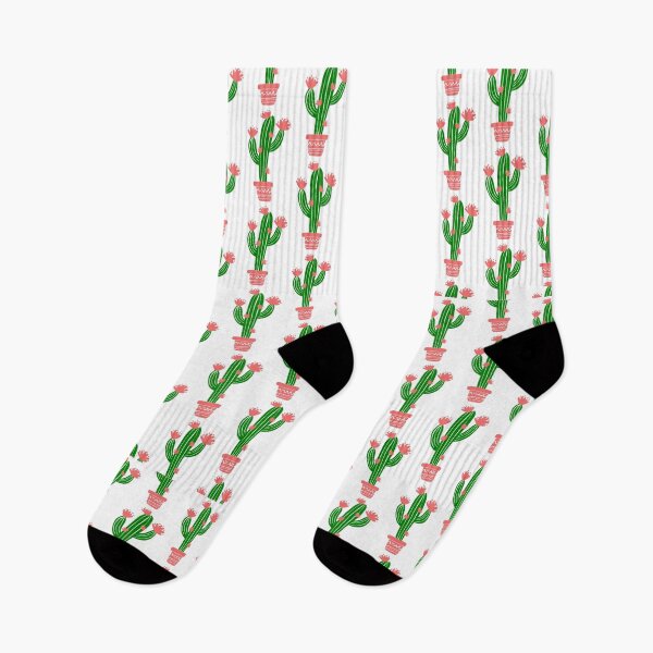 Item preview, Potted cactus with flowers designed and sold by CleverAllShop.
