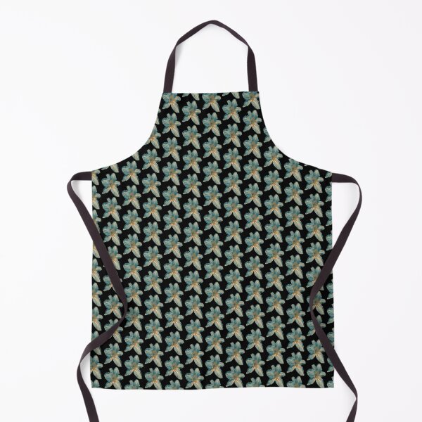 Item preview, Day Lily in Blue Triangles Infinity (Dark) designed and sold by After 10 POD Designs.