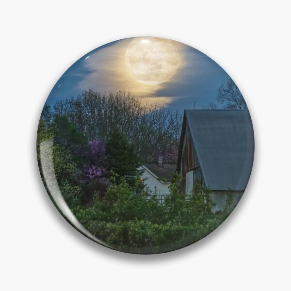 Item preview, Pink Supermoon Barn Painterly designed and sold by mljdwhite.