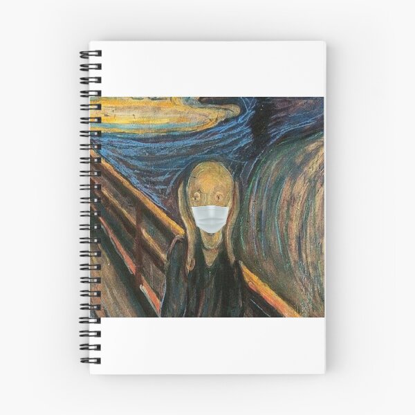 Item preview, The scream artwork with mouthmask designed and sold by BrentVergote.