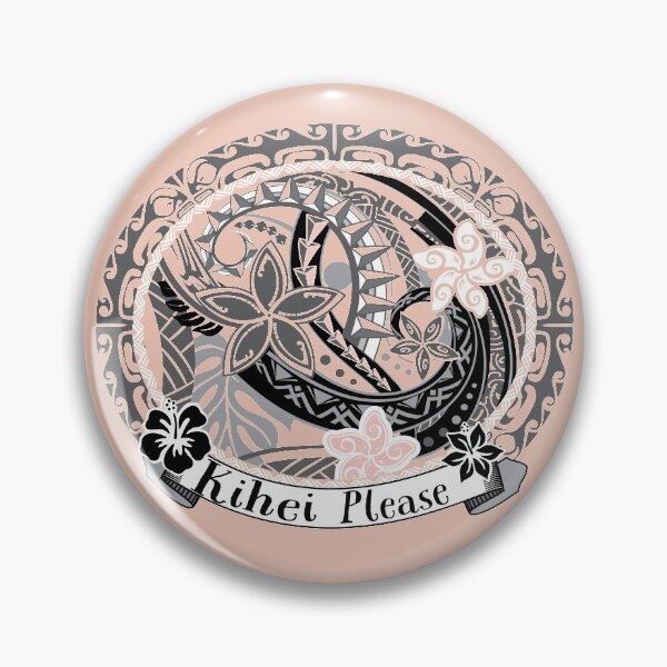 Item preview, Kihei Please Polynesian Beach Oval  designed and sold by sunnthreads.