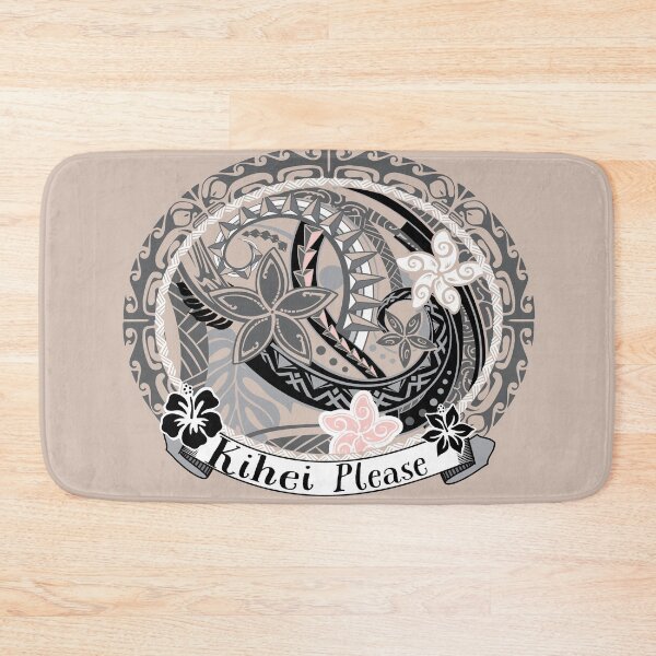 Item preview, Kihei Please Polynesian Beach Oval  designed and sold by sunnthreads.