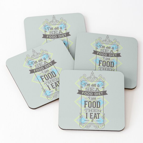 Item preview, I'm on a sea food diet I see food then I eat it - Funny seafood lover Gift designed and sold by Teenation9.
