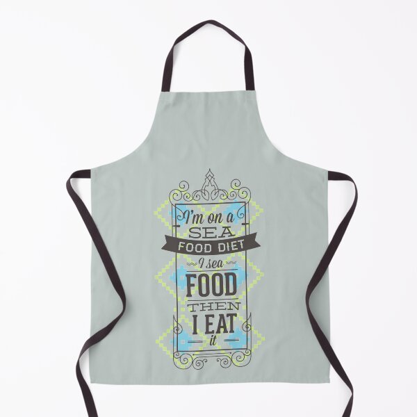 Item preview, I'm on a sea food diet I see food then I eat it - Funny seafood lover Gift designed and sold by Teenation9.