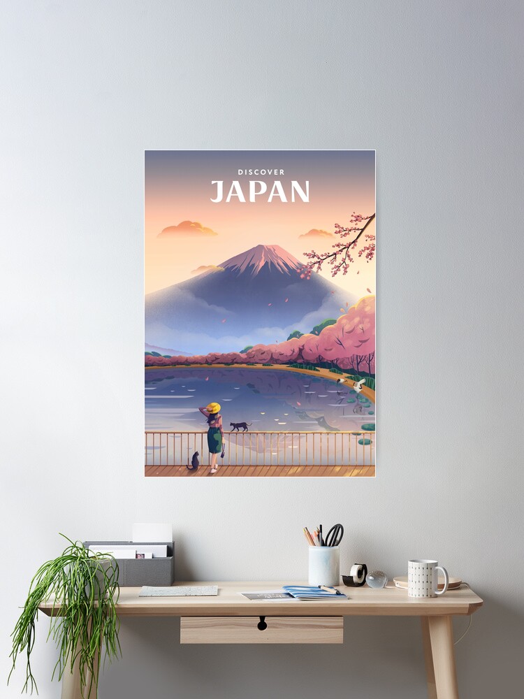 Thumbnail 2 of 3, Poster, Discover Japan designed and sold by anniko-story.