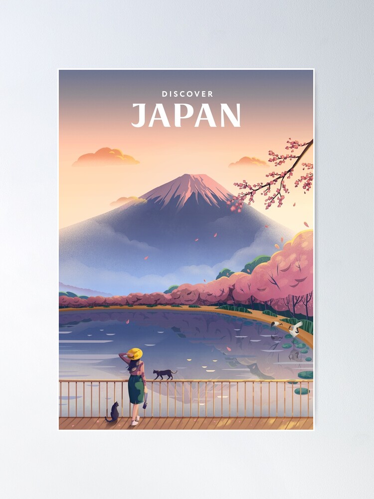 Thumbnail 1 of 3, Poster, Discover Japan designed and sold by anniko-story.