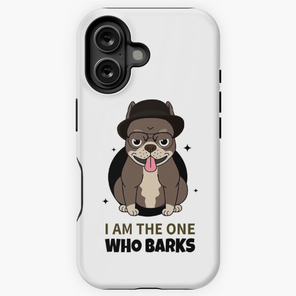 Item preview, Phone Case / Skin - I Am The One Who Barks designed and sold by sillydoggy.