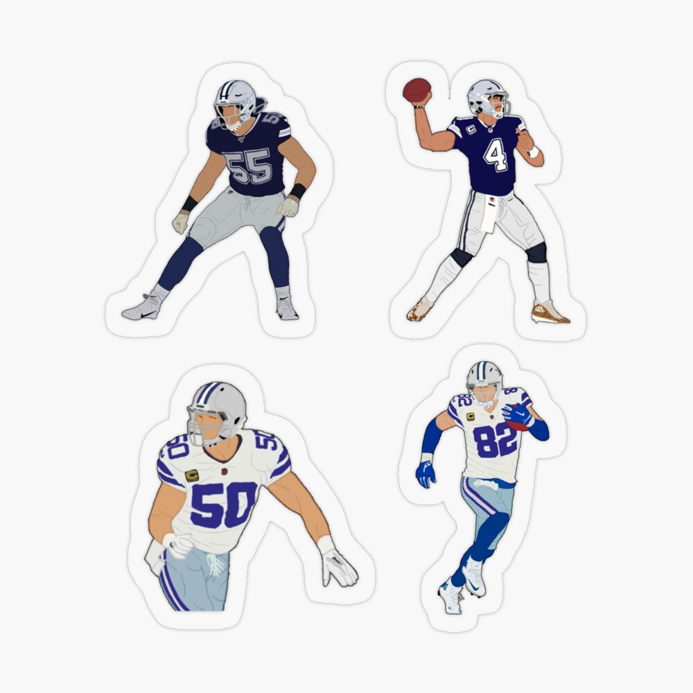 Dak Prescott Home Jersey Sticker for Sale by designsheaven