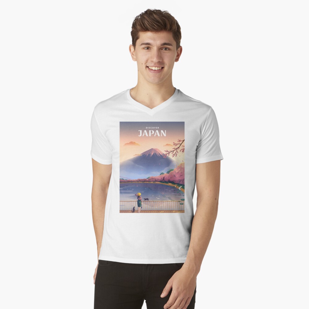 Item preview, V-Neck T-Shirt designed and sold by anniko-story.