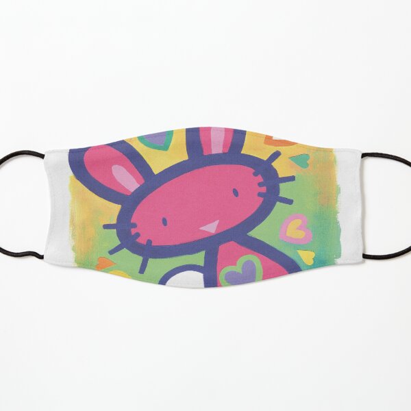 Raspberry Love Bunny Kids Mask