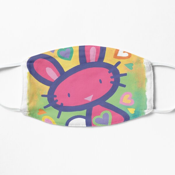 Raspberry Love Bunny Small Mask