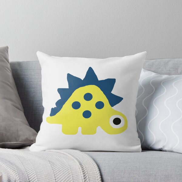 Artikelvorschau, Gelber und blauer Dinosaurier entworfen und verkauft von bklyndesigns.