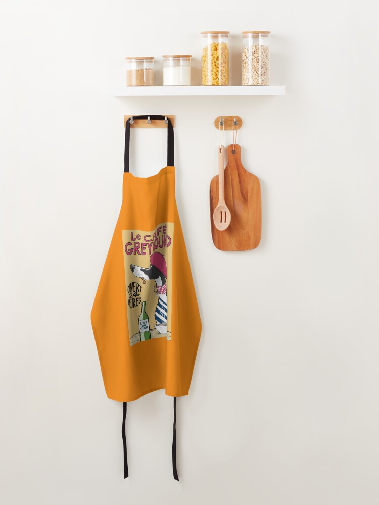 Alternate view of Le Café Greyhound Apron