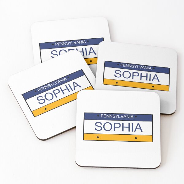 Artikelvorschau, Pennsylvania Kennzeichen Name Sophia entworfen und verkauft von LinhlyHarwell13.